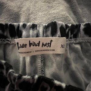 Three bird nest flare animal print pant